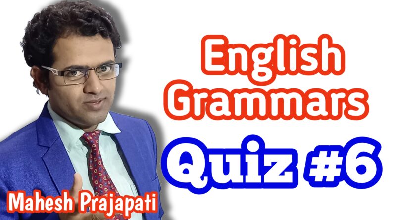 English Grammars quiz