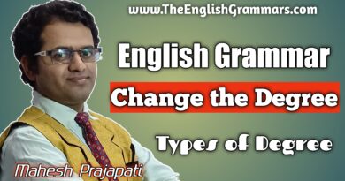 Change the degree