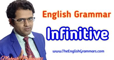 infinitive verb
