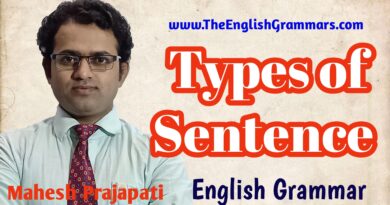 Kinds of sentence