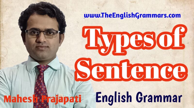 Kinds of sentence