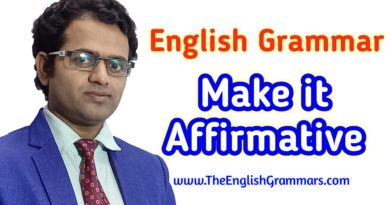 make it affirmative